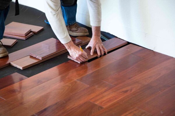 One hundred percent real wood, floor to floor